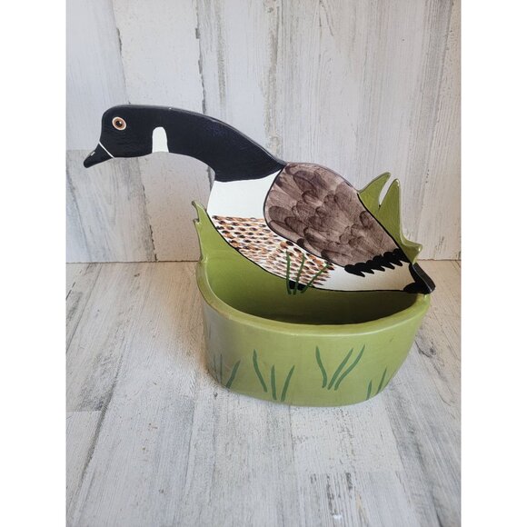 Andrea West 1981 vintage duck plant planter home decor - Picture 1 of 15